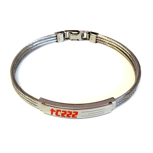 Stainless Steel Bracelet Motorcycle Throttle Cable TC222 Tony Cairoli