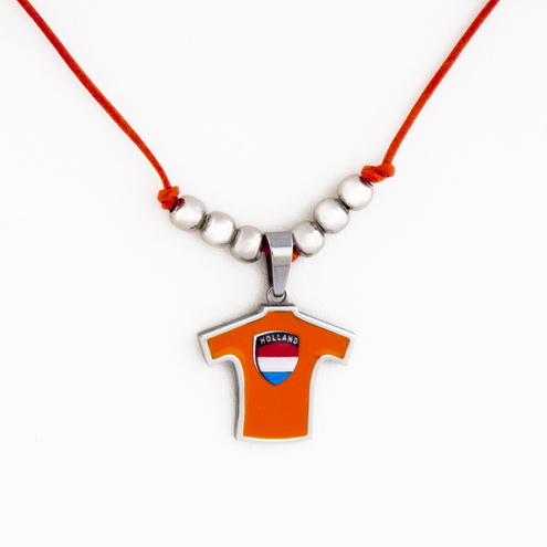 Stainless Steel Enamel Pendant Netherland with Shield