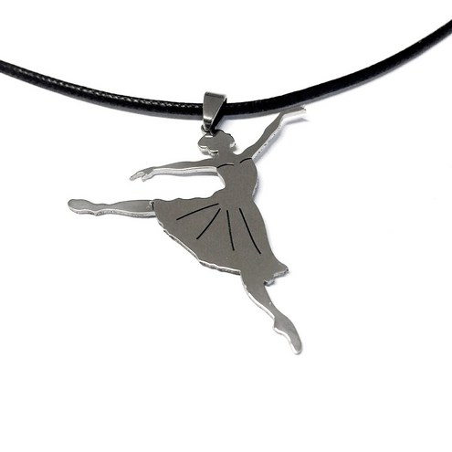 Stainless Steel Necklace Dancer “ Passi di danza” Arabesque
