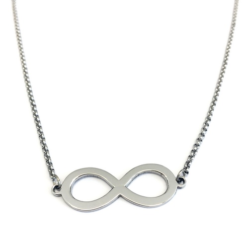 Stainless Steel Necklace Infinity Symbol Length cm.40