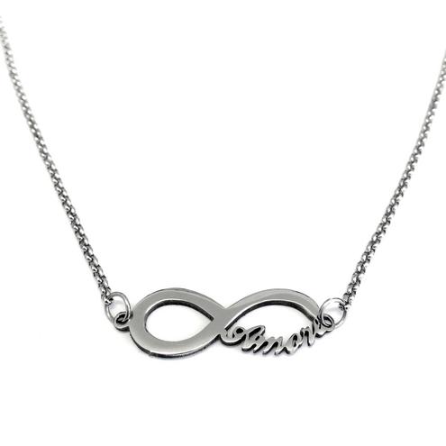 Stainless Steel Necklace Amore Infinity Length cm.40