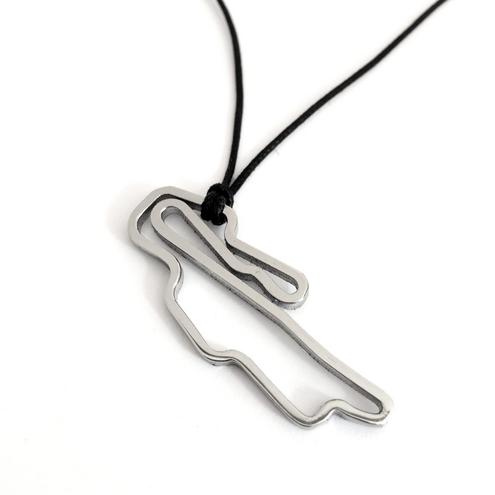 Stainless Steel pendent MUGELLO circuit size 40mm.
