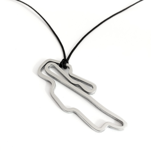 Stainless Steel pendent MUGELLO circuit 50mm