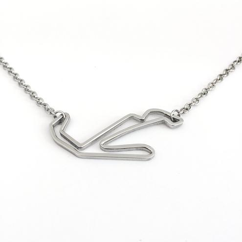 Stainless Steel Carrie Necklace with Misano circuit
