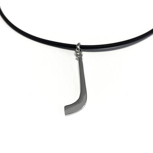 Stainless Steel Pendant necklace Hockey stick