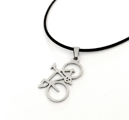 Stainless Steel Bicycle Pendant
