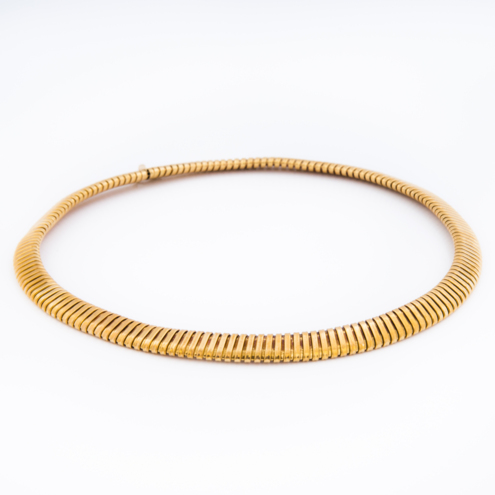 Tubogas necklace in 18kt gold