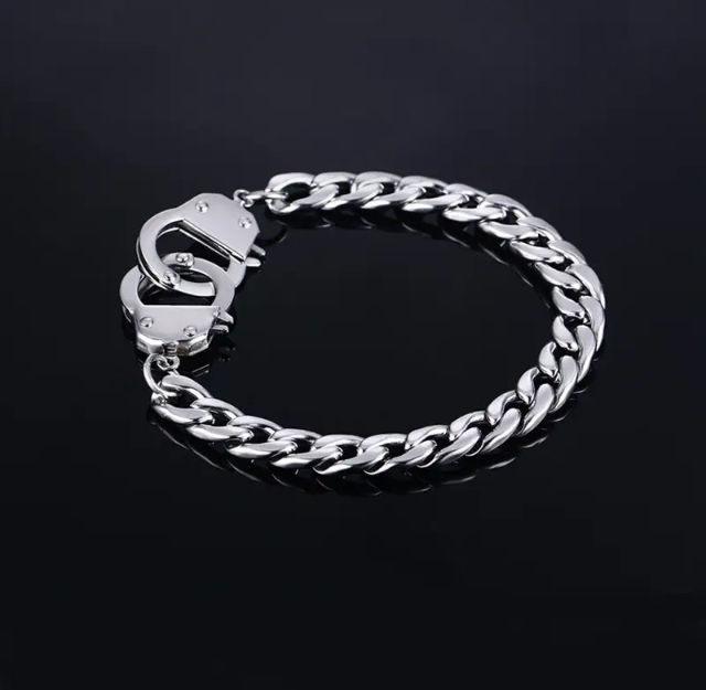 Stainless Steel handcuff bracelet