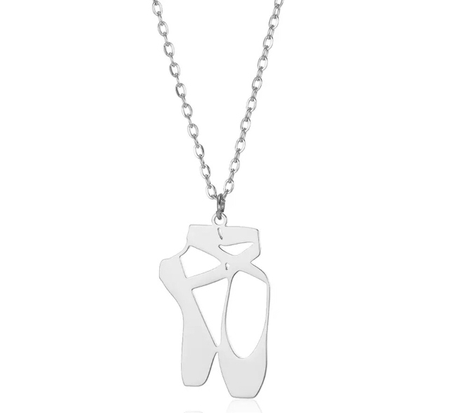 Customizable stainless steel dancer shoes pendant