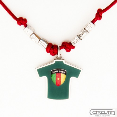 Cameroon Jersey Pendant in silver 925