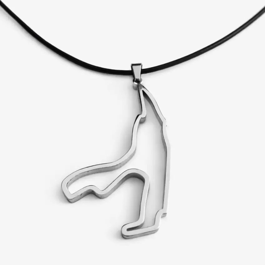 SPA-FRANCORCHAMPS pendente de circuito de aço tamanho 50mm.  