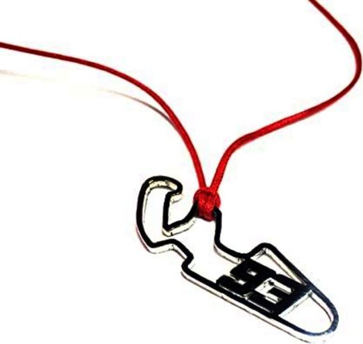 Pendentif Aragon Circuit avec 93 en acier