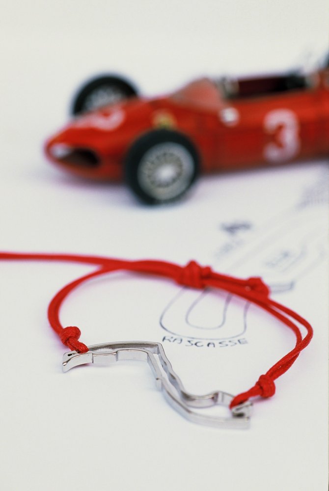 Bracciale circuito di Montecarlo in acciaio   