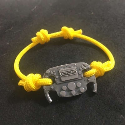 Bracciale Volante Formula 1 in argento 925 brunito 