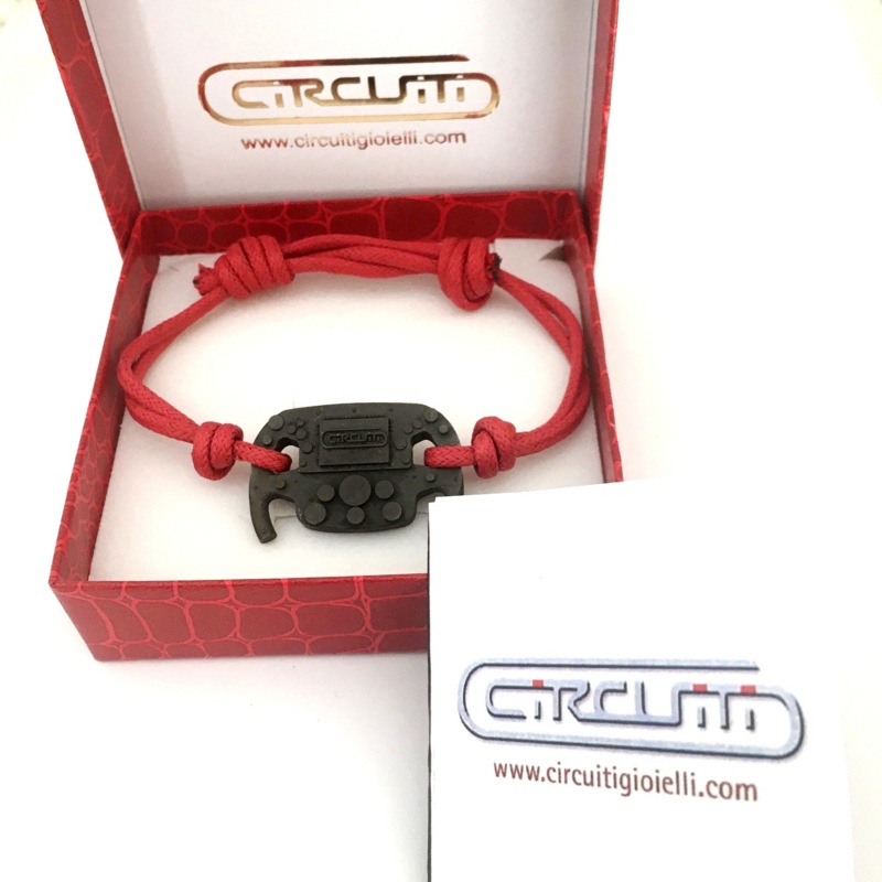 Bracelet volant de Formule 1 en argent 925 bruni
