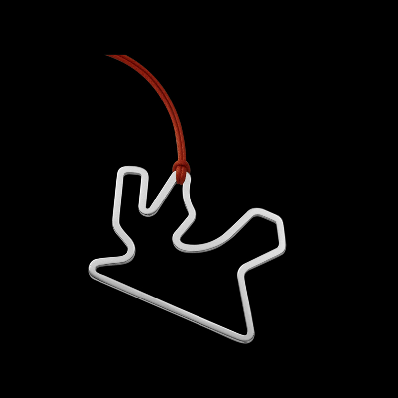 Losail Qatar Stromkreisanhänger aus Stahl