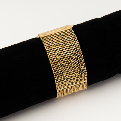 Bracciale multifili di palline in oro 750 grammi 41,9 
