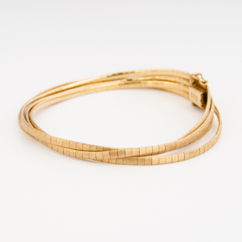 Bracciale 4 fili in oro 750