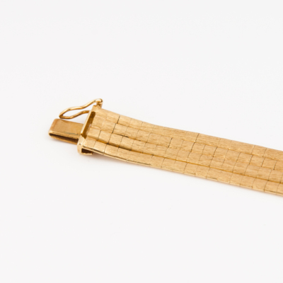 Bracciale 4 fili in oro 750 grammi 25,1 