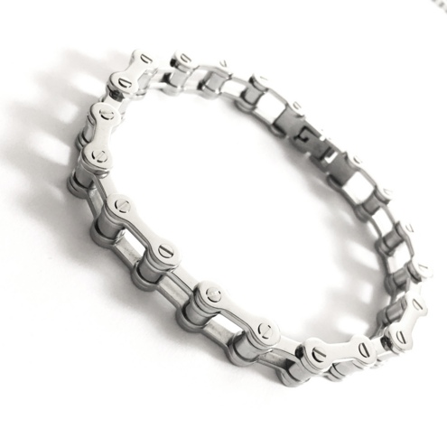 Bracciale catena bikers in acciaio