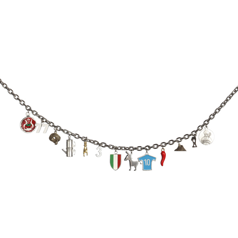 Girocollo Charms Napoletanissimo in argento 925