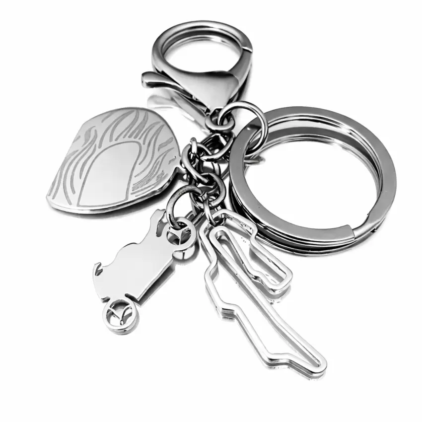 Porte-clés Racing Motorsport en acier  