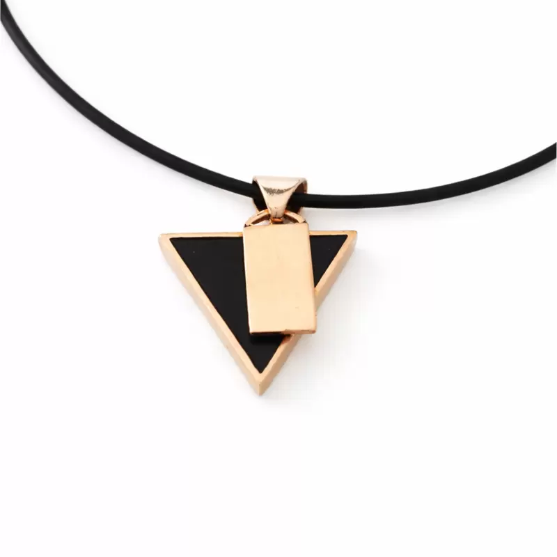 Collana triangolo brevettato in bronzo personalizzabile
