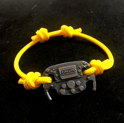 Bracciale Racing Volante Formula 1 in bronzo brunito 