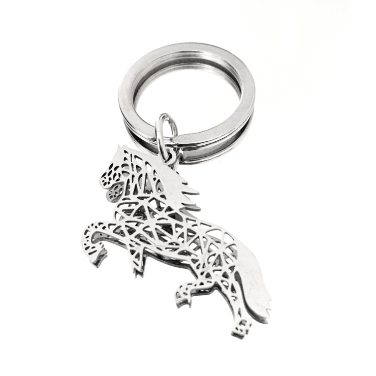 Stainless Steel horse key ring