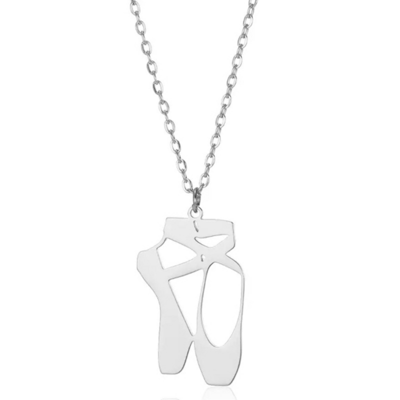 Ciondolo scarpette ballerina personalizzabili in acciaio
