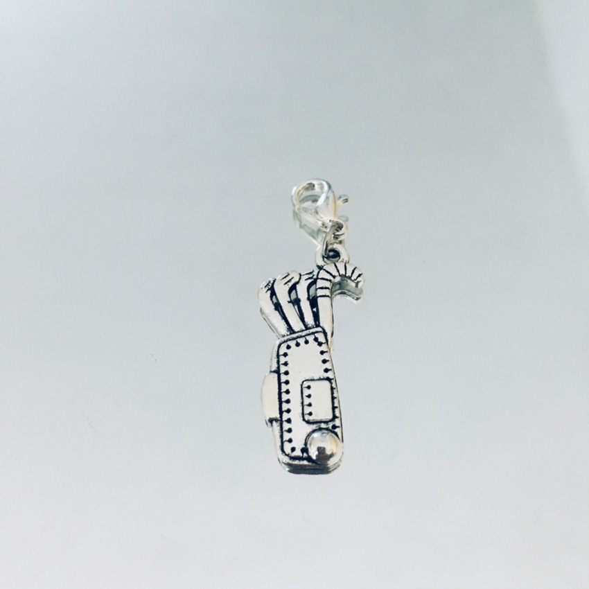 Zamak golf bag charm  