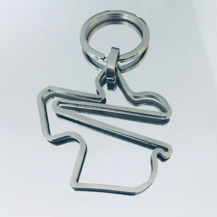 Stainless Steel Sepang circuit keyring