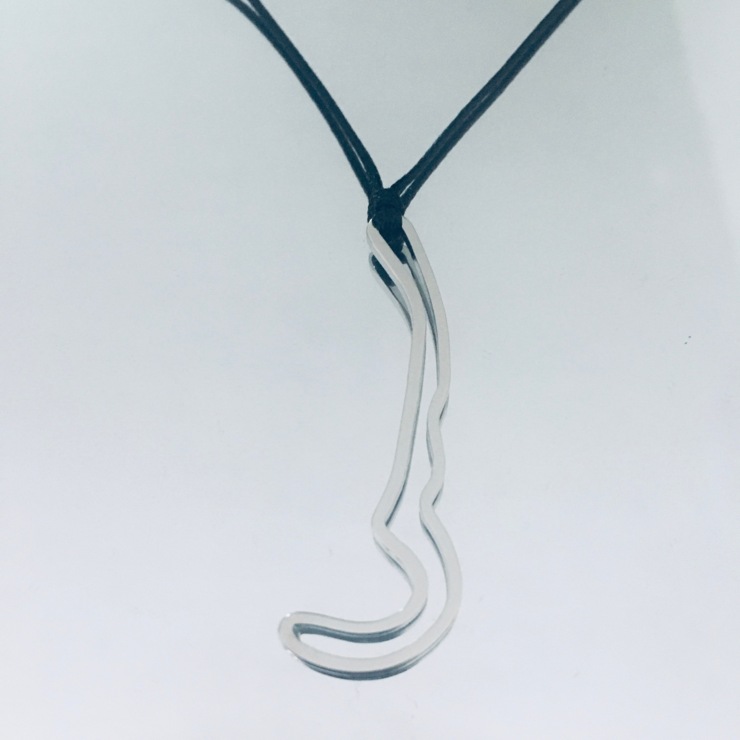 Stainless Steel Rijeka circuit pendent