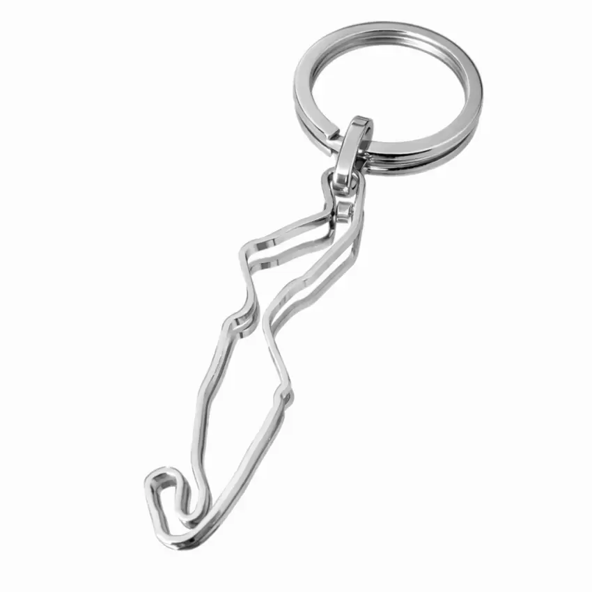 Assen circuit key ring in stainless steel  