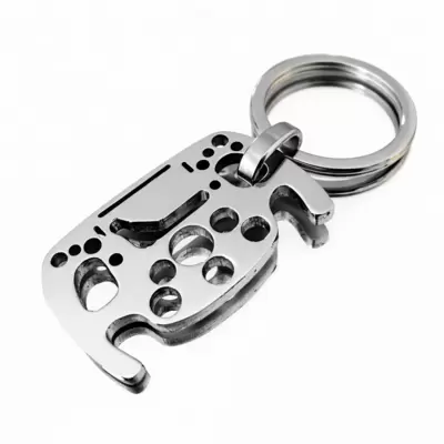 Porta-chaves para volante de Fórmula 1 Motorsport com silhueta do circuito de Monza em aço 