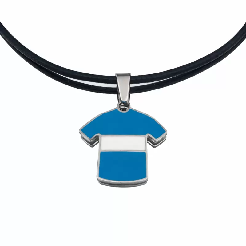 Ciclismo gioielli da collezione: Ciondolo maglia &ldquo;Campionissimo&rdquo; in acciaio e smalti