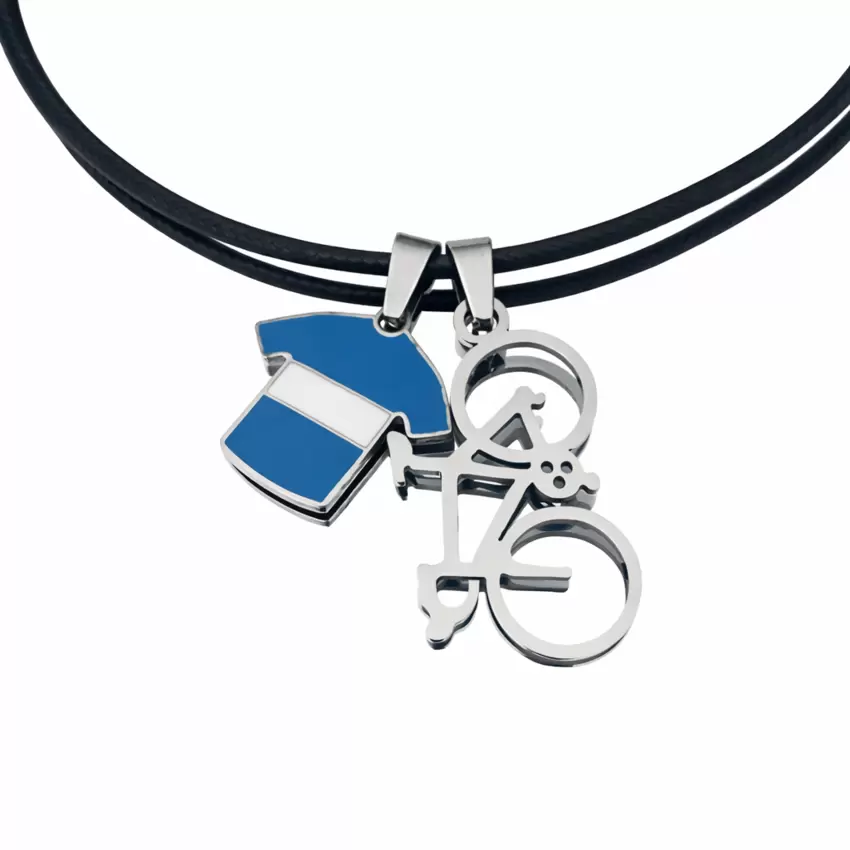  Campionissimo  Trikot-Halskette und Stahl-Rennrad  