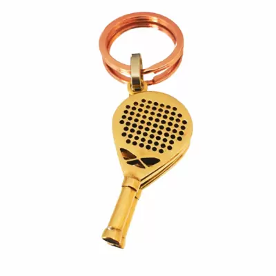 Padelschläger Schlüsselanhänger 3 Farben, rosa, weiß, gelb 