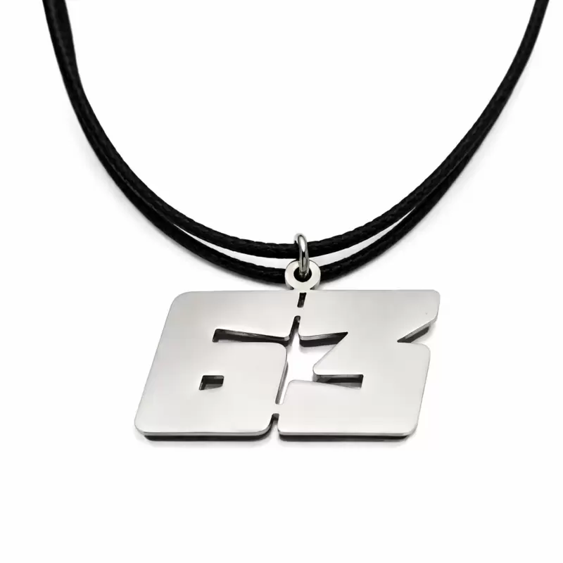 Anh&auml;nger Nummer 63 aus Stahl