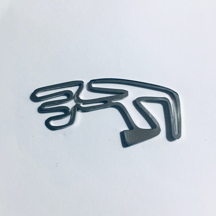 Mantua motocross circuit silhouette in stainless steel customizable 