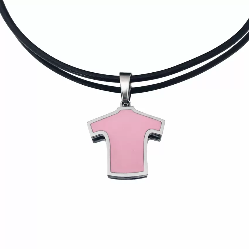 Pink Steel Mesh Charm-Anhänger  
