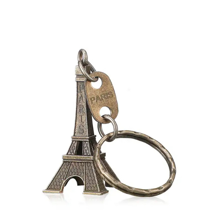 Portachiavi Tour Eiffel placcato bronzo