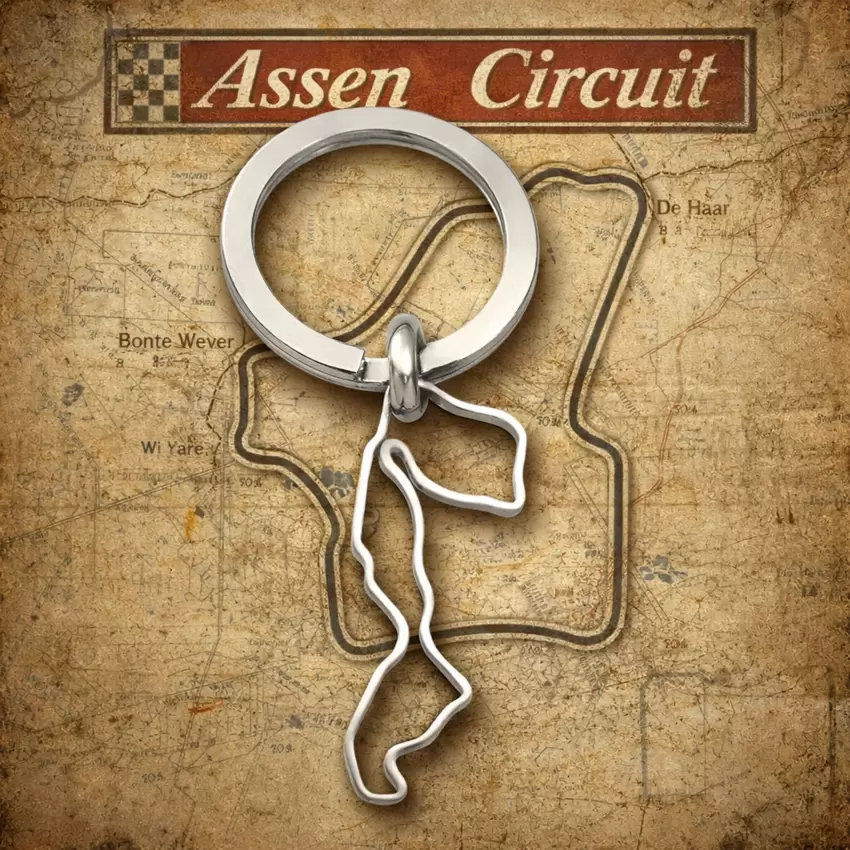 COLLECTIBLE JEWELRY: 2005 Assen circuit key ring  