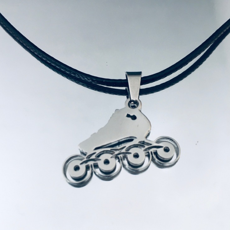 Stainless Steel Rollerblade pendant