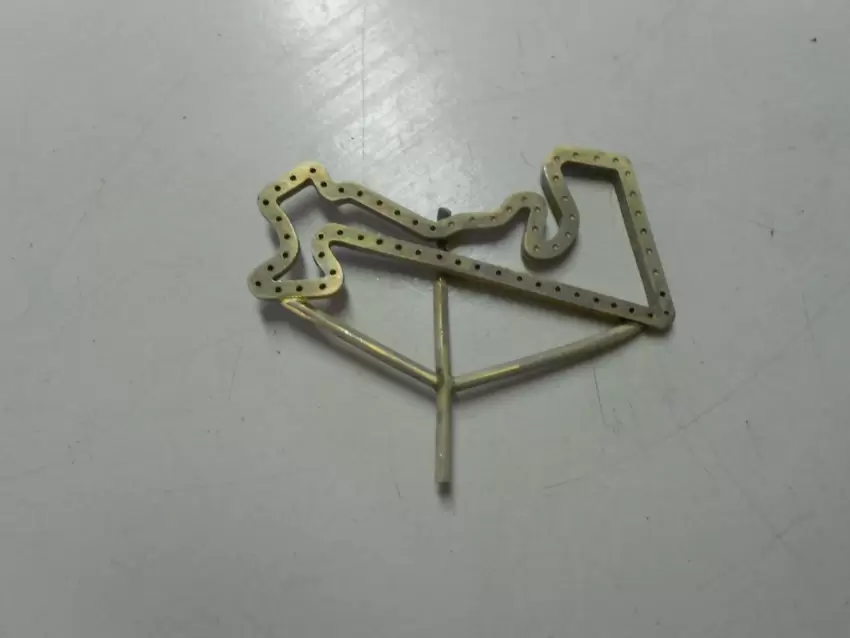 Halskette aus 925er Silber und Zirkonia für den Moskauer Kreislauf  