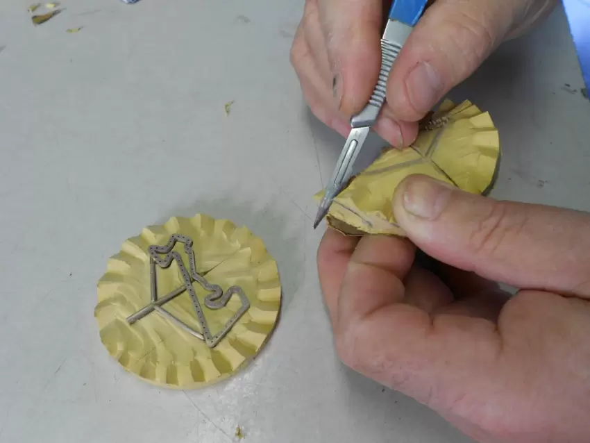 Halskette aus 925er Silber und Zirkonia für den Moskauer Kreislauf  