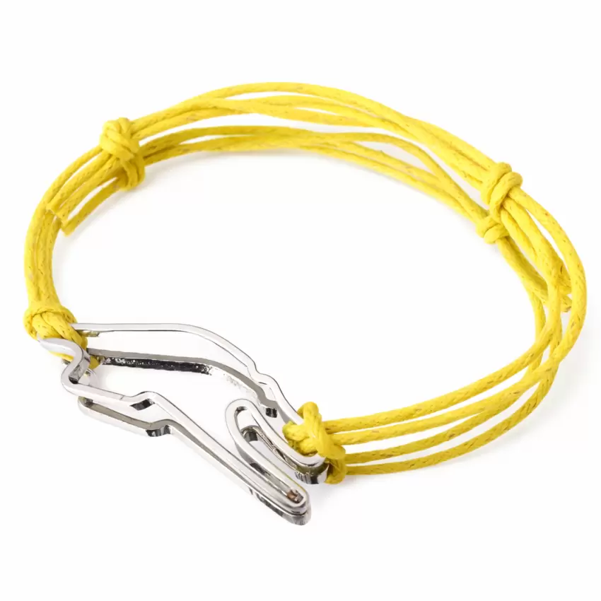 Pulseira do circuito de Le Mans em aço  