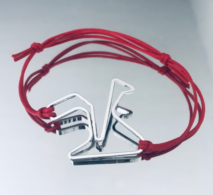 Jerez circuit bracelet in stainless steel