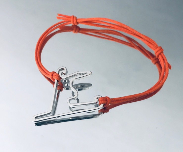 Shanghai circuit bracelet in stainless steel