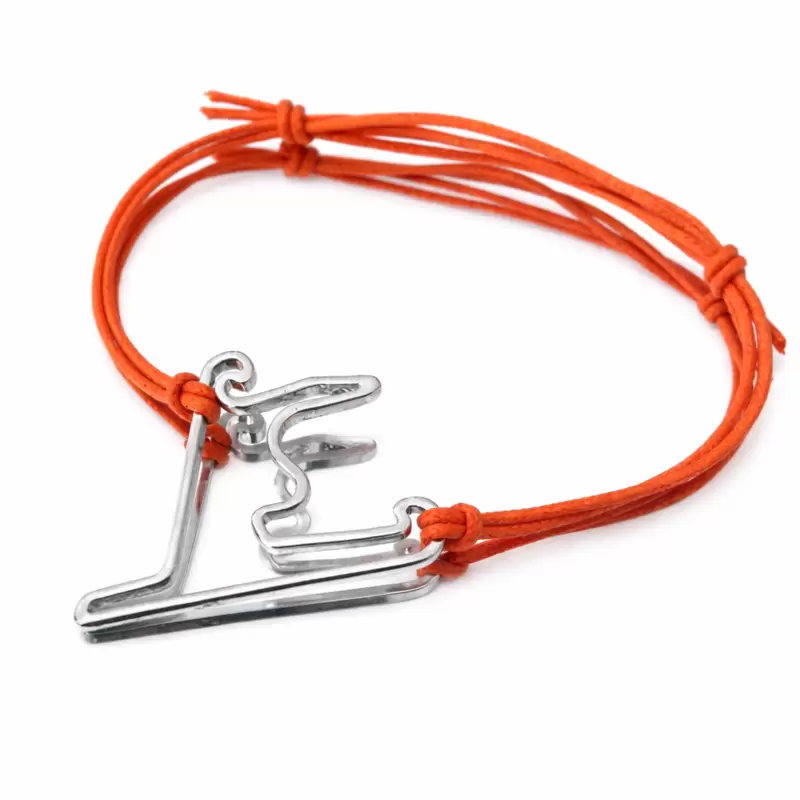 Shanghai circuit bracelet in stainless steel